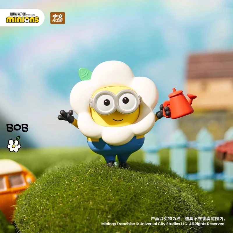小黄人花朵系列盲盒盲袋迷你贴贴乐冰箱贴