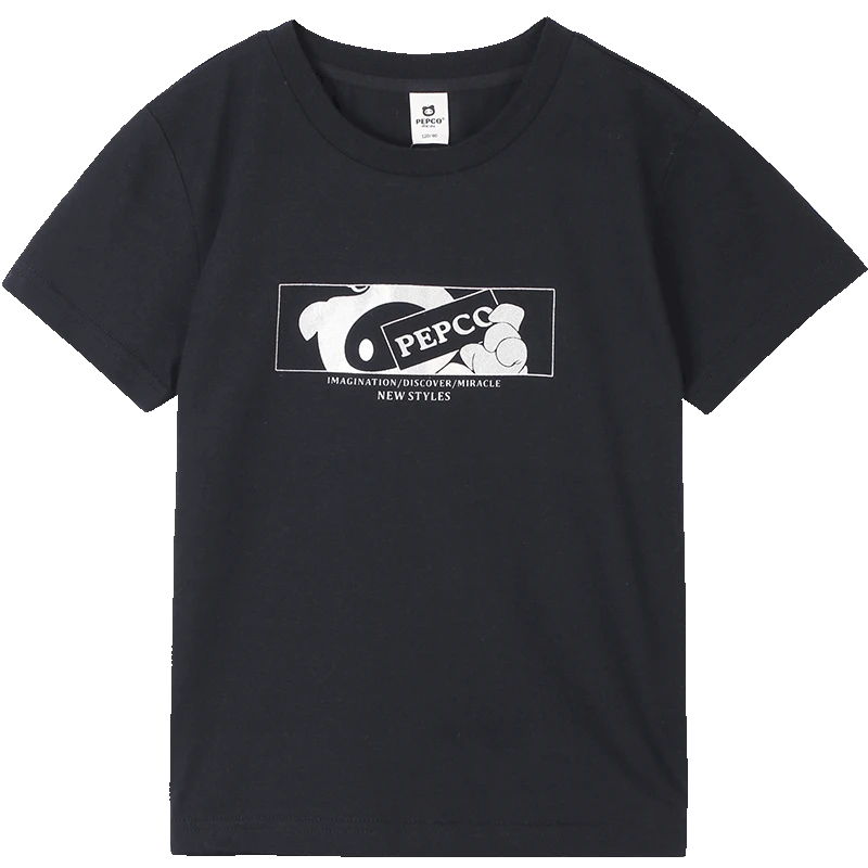 PEPCO/小猪班纳130251065童圆领短袖针织衫P512-199-207