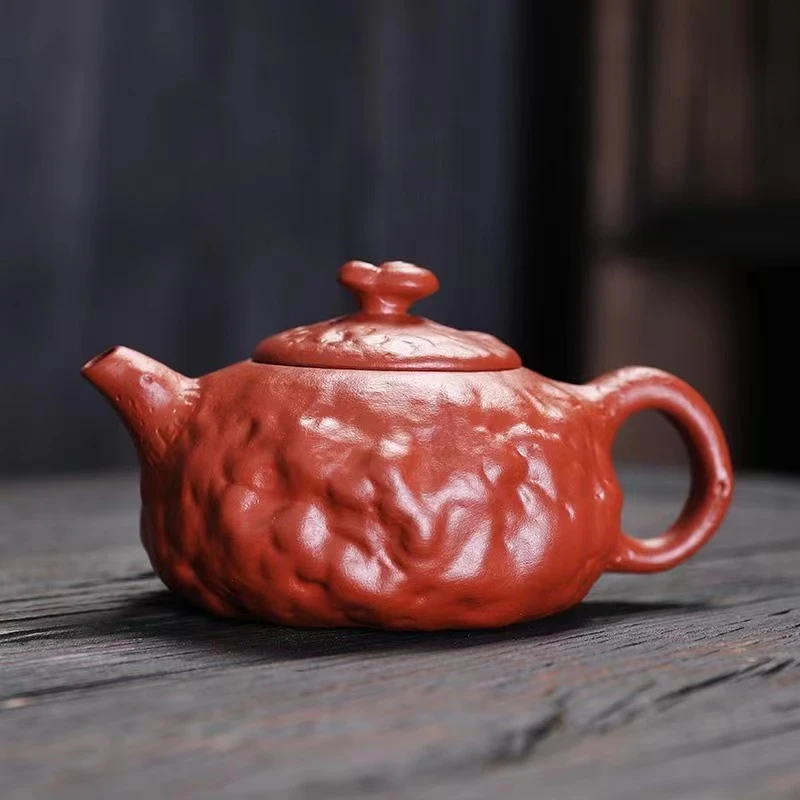 -朱泥大红袍供春壶180ml(礼盒装) ZH070