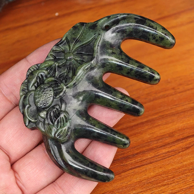 藏玉梳子一把梳子【颜色花纹随机发】