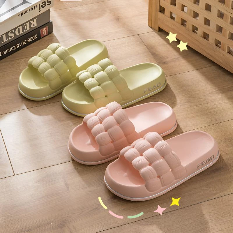 踩屎感网红拖鞋女士EVA防滑厚底2025新款百搭外穿家居女士拖鞋