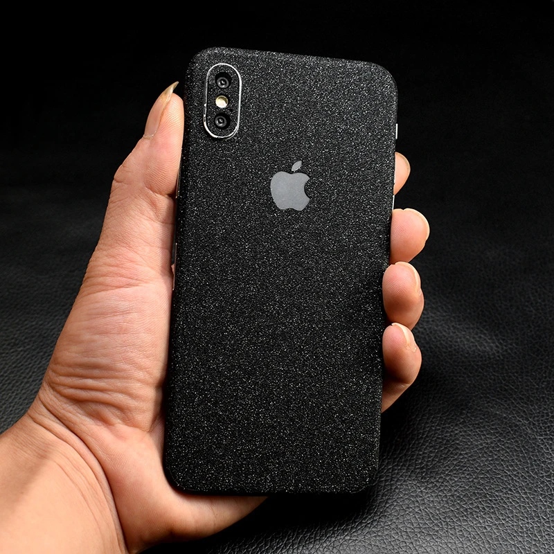 适用iphoneXSmax贴纸苹果16背膜XR磨砂闪点15promax后膜SE20彩膜