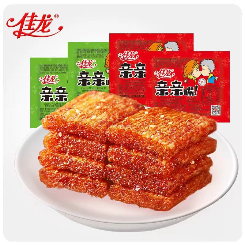(小扬哥推荐)【20包冲量】佳龙亲亲嘴辣条网红香辣大学生儿时