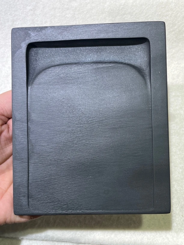 歙砚老坑书法专用砚台（14.4-11.8-1.3cm）