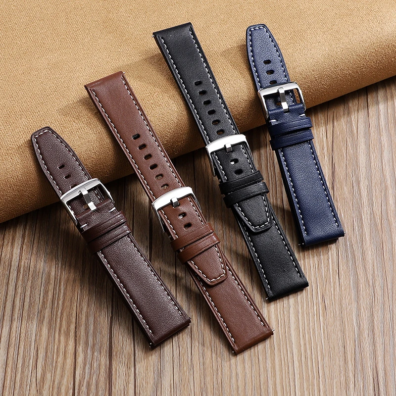 【换新】智能手表皮表带华为通用GT4/GT8手表砂皮质表带GT3/22mm
