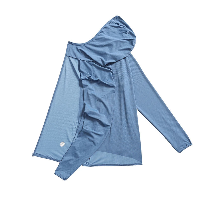 夏季薄款透气户外钓鱼服防紫外线皮肤衣外套男士运动轻薄8228