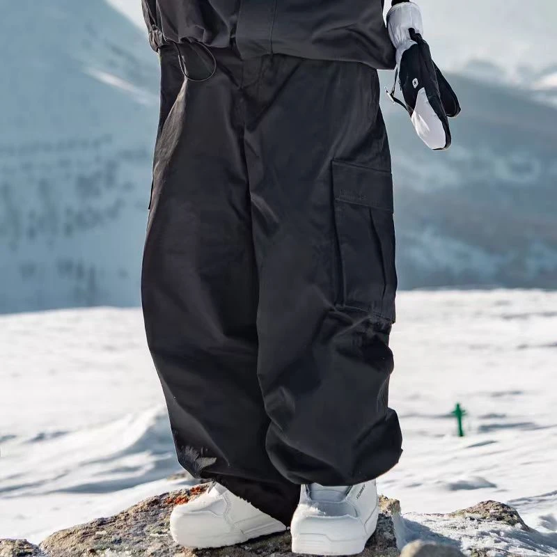 NOBADAY PURE FREE滑雪防风防水新款滑雪裤休闲宽松户外情侣冬季