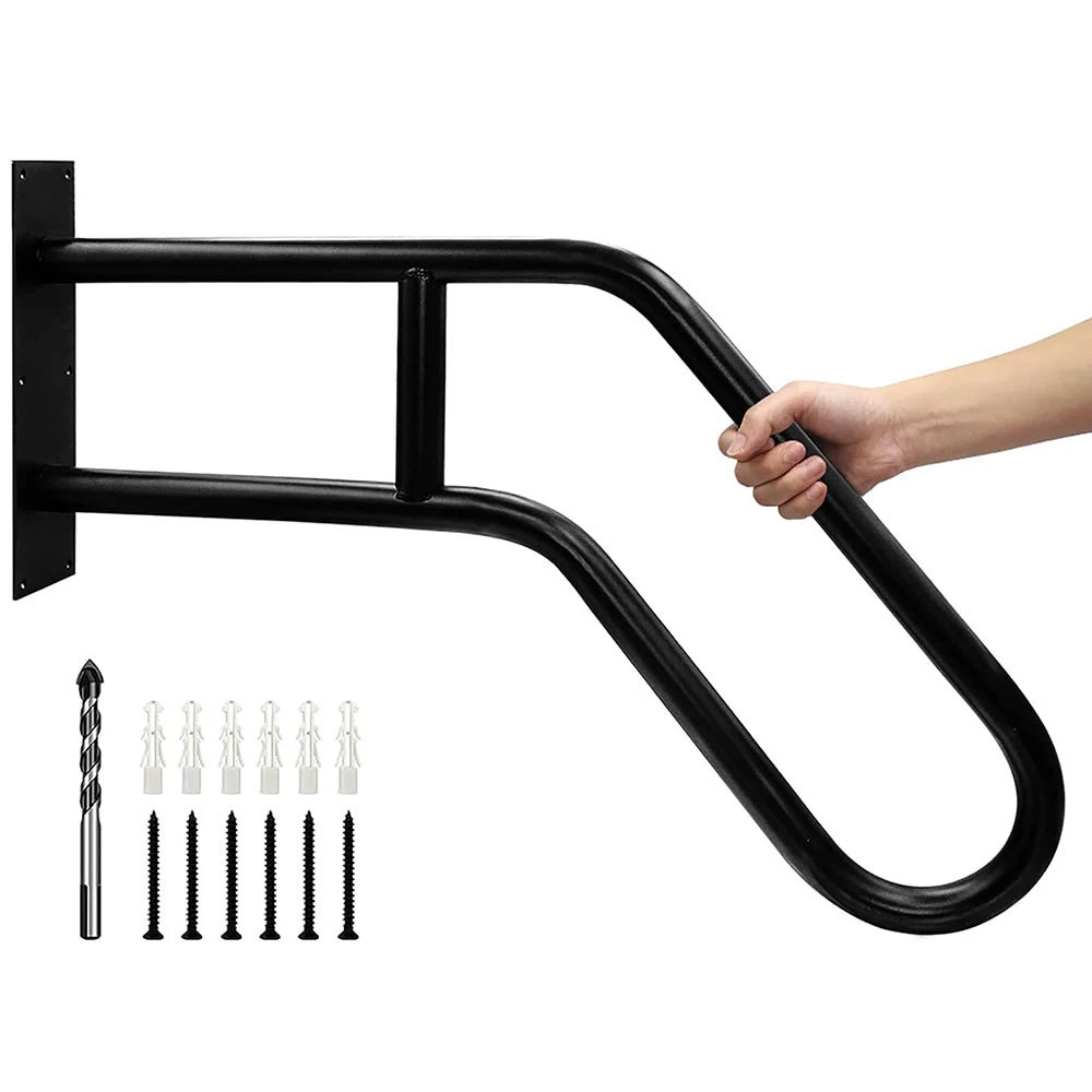 楼梯扶手扶手栏杆台阶扶手老人安全设计壁挂式楼梯入口便捷安装