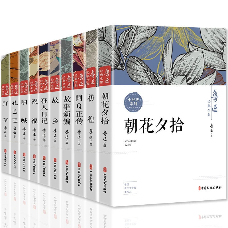 鲁迅经典全集10册 鲁迅杂文小说文集朝花夕拾彷徨呐喊阿Q正传故事
