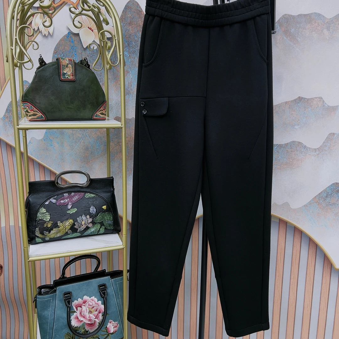 555漫琪精选万能腰休闲裤