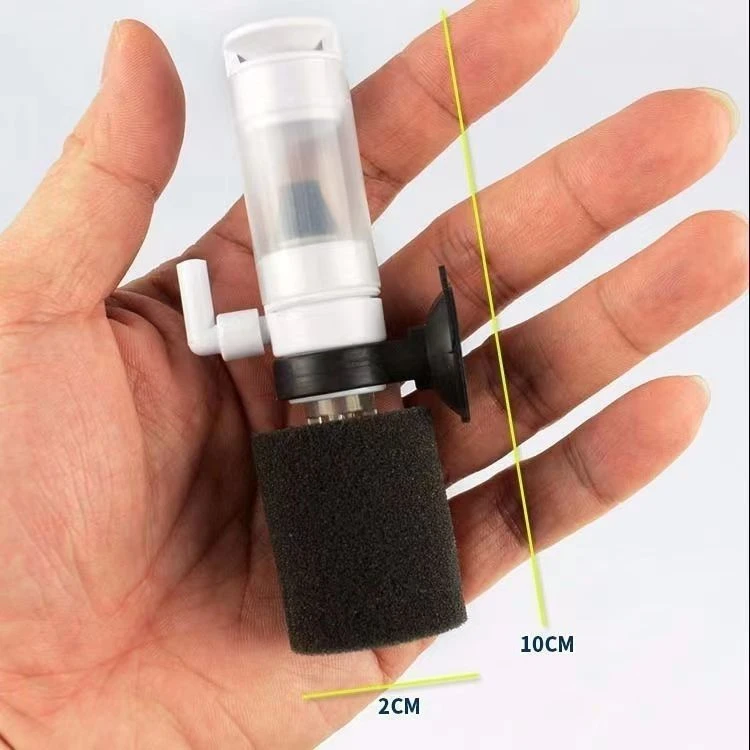 迷你水妖精小型气动式过滤设备过滤器小鱼缸过滤增氧器