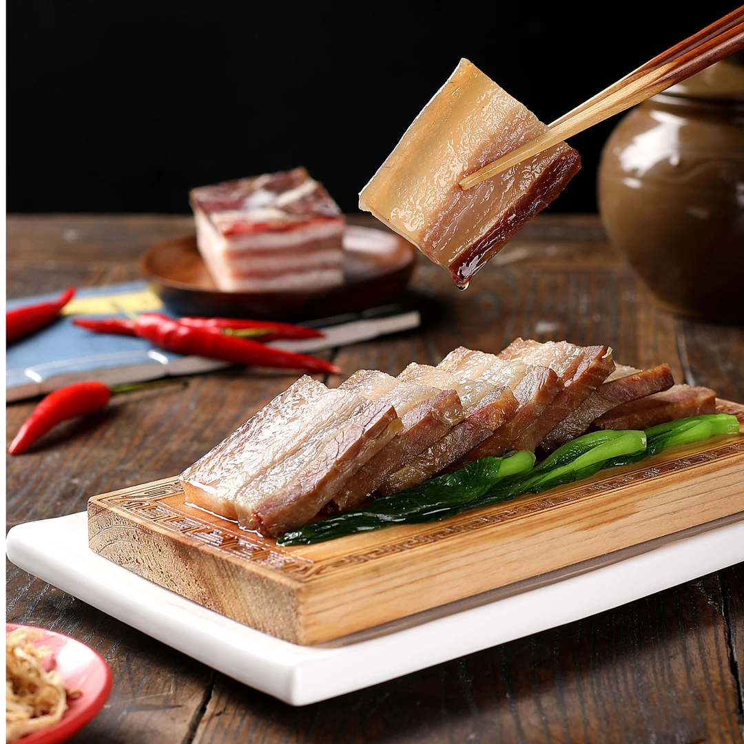 【中秋大促】黄山特产徽州刀板香腌笃鲜食材安徽腊肉南风肉风干肉