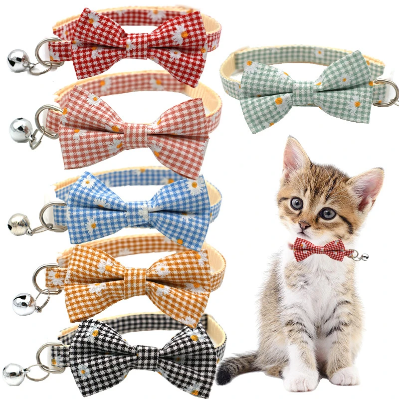 猫咪宠物项圈猫围脖装饰狗狗脖圈泰迪配饰蝴蝶结博美小型犬可爱