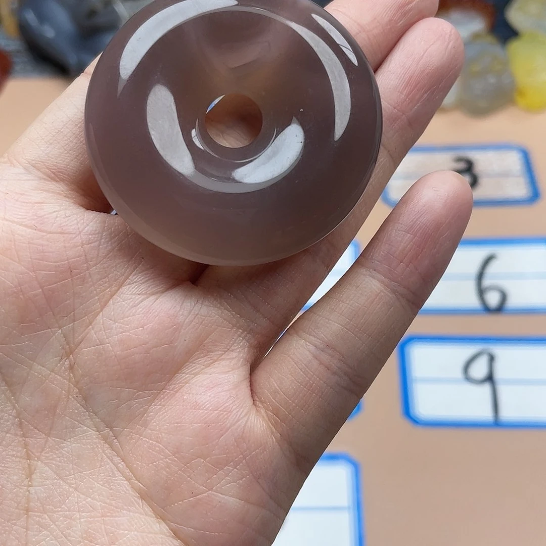 玛瑙/玉髓吊坠合金余*楠