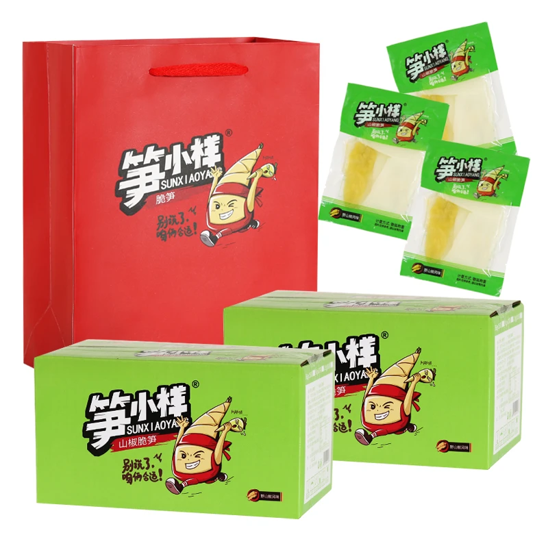 笋小样泡椒脆笋片脆嫩笋尖开袋即食营养美味追剧休闲小零食下酒菜