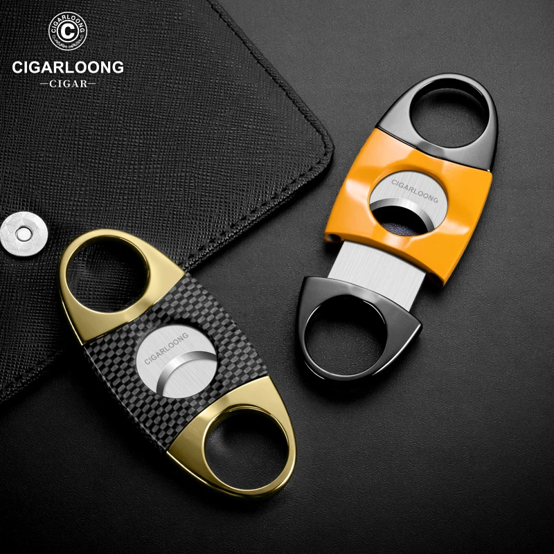 茄龙古巴雪茄剪锋利平切雪茄剪刀雪茄刀带烟托雪茄烟剪刀CC-24CZ1