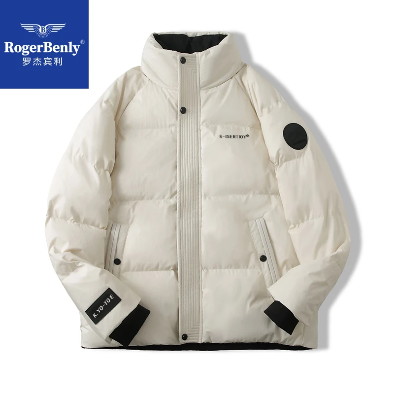 罗杰宾利冬季新款防寒棉服百搭舒适立领厚款外套866703