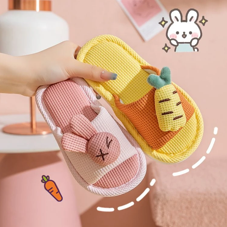 儿童拖鞋秋冬季室内男女童卡通地板拖宝宝可爱家居防滑四季棉拖鞋