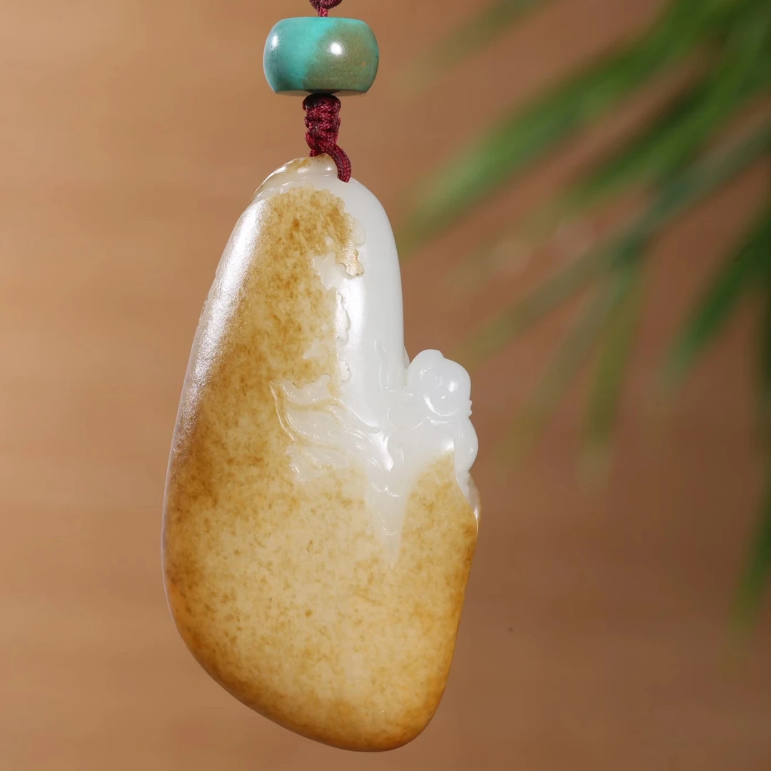 【藏玉臻品】新疆和田籽料独籽-破土