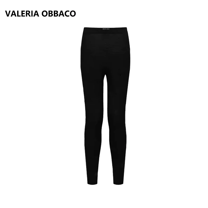 VALERIAOBBACO/瓦莱丽娅 奥贝科无缝一体羊毛裤 德国扬子纱针织裤