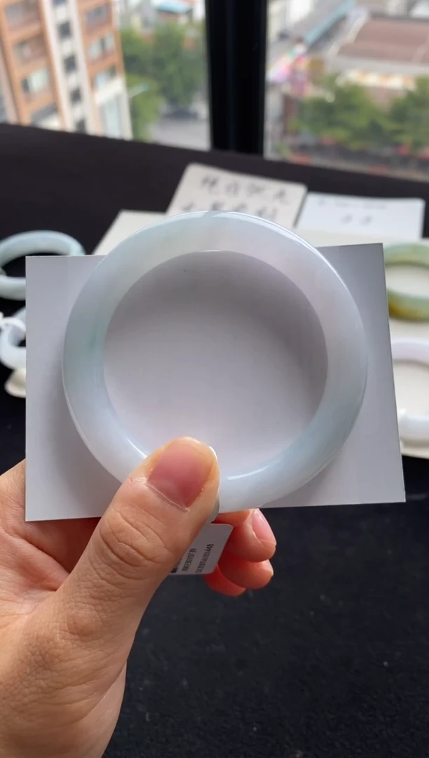 【闪购商品】翡翠手镯（圆镯）未镶嵌54圆条-不退不换