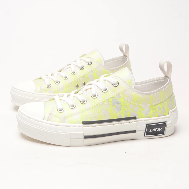 99新 DIOR/迪奥 /37/荧光满印板鞋