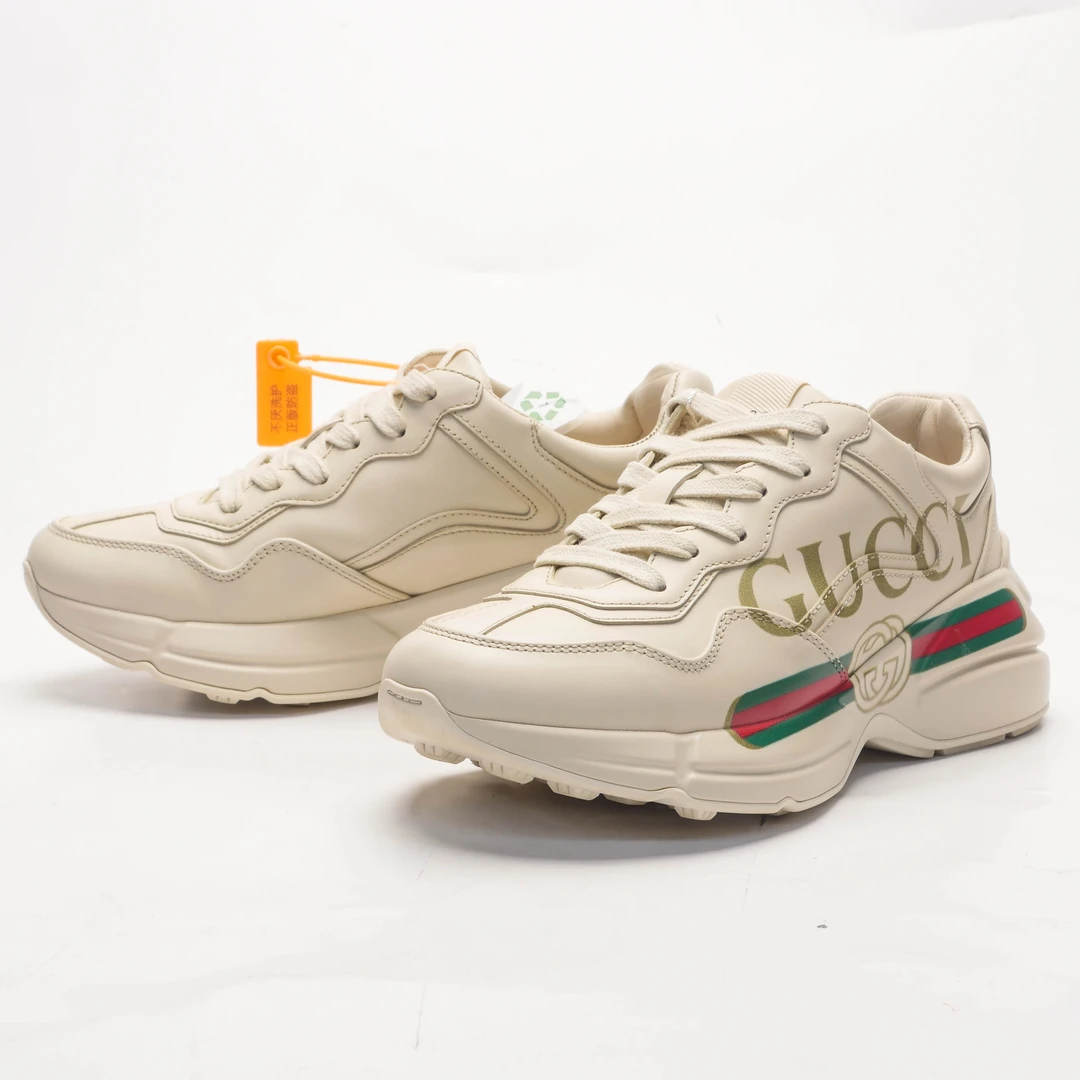 95新 GUCCI/古驰 /36/37码半/腰带老爹鞋/97新