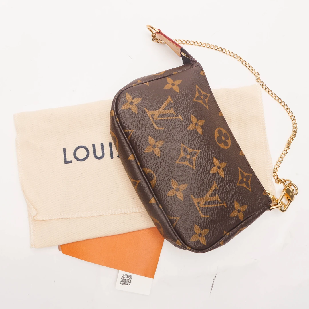 99新 LouisVuitton/路易威登 /老花迷你麻将包