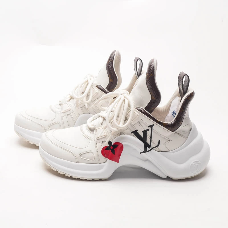 95新 LouisVuitton/路易威登 36.5/情人节限定老爹鞋