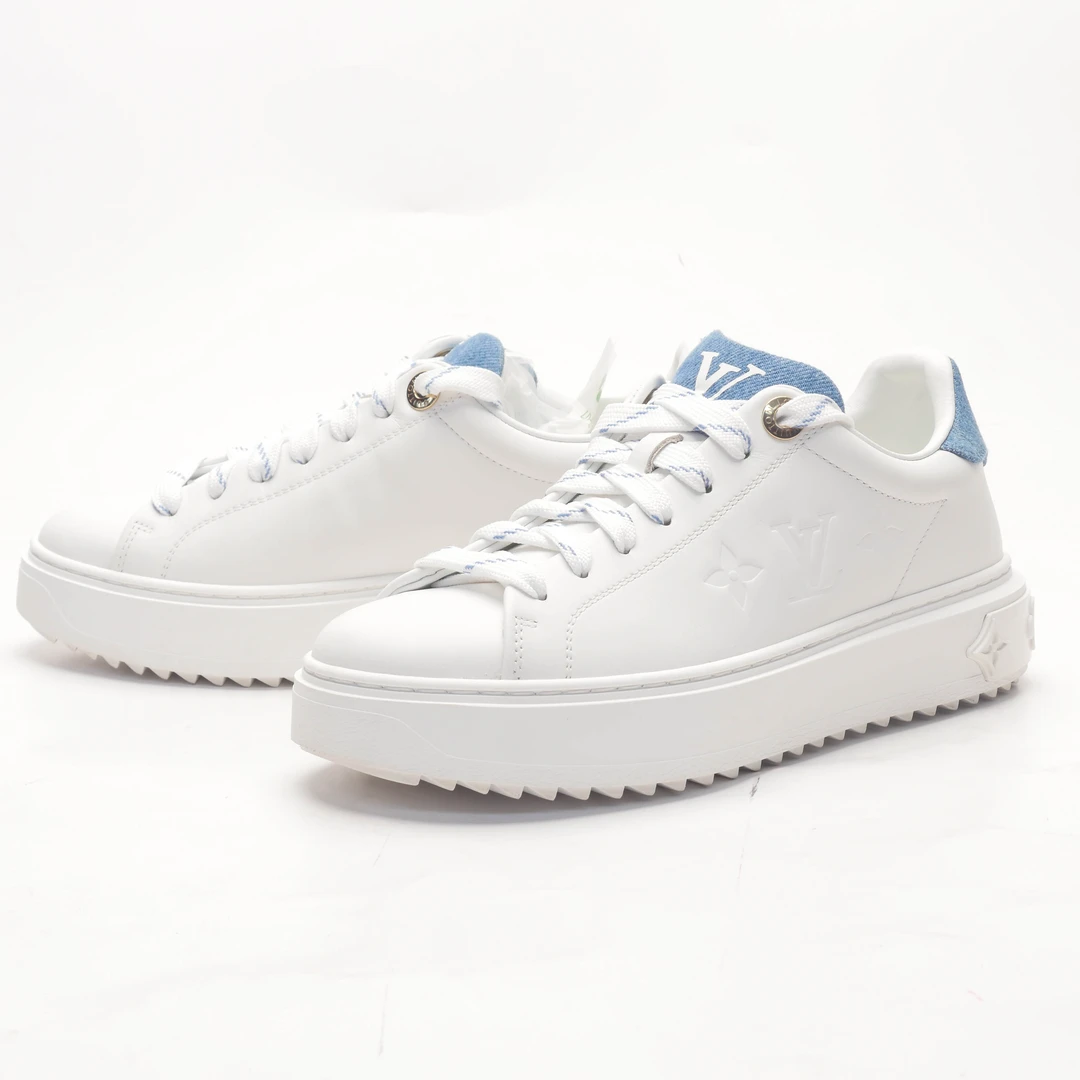 95新 LouisVuitton/路易威登 /35/牛仔尾挂件松糕鞋/97新