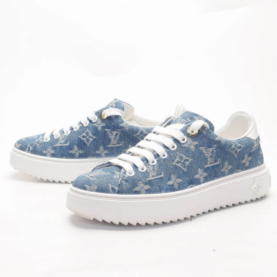 95新 LouisVuitton/路易威登 /36.5/38/牛仔松糕鞋/97新