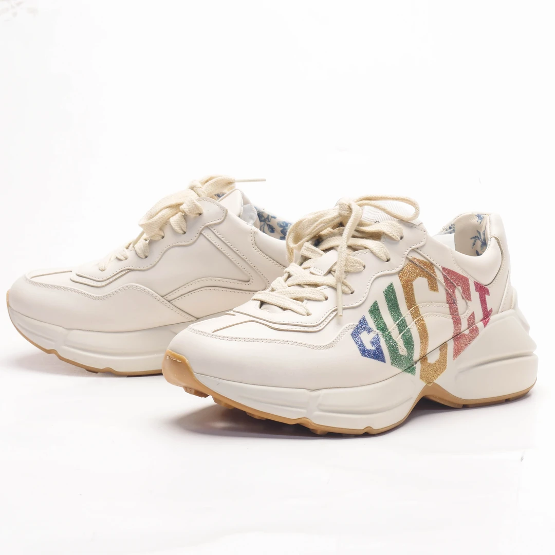 95新 GUCCI/古驰 /35点5码/彩虹老爹鞋/97新