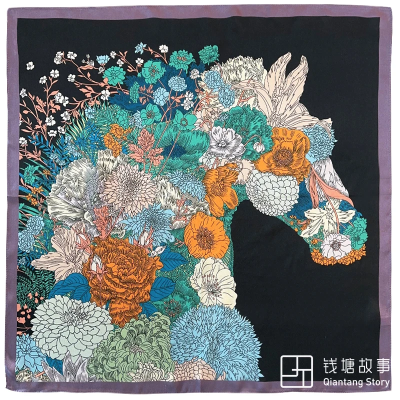 Qiantang Story/钱塘故事梦幻之马，53*53cm