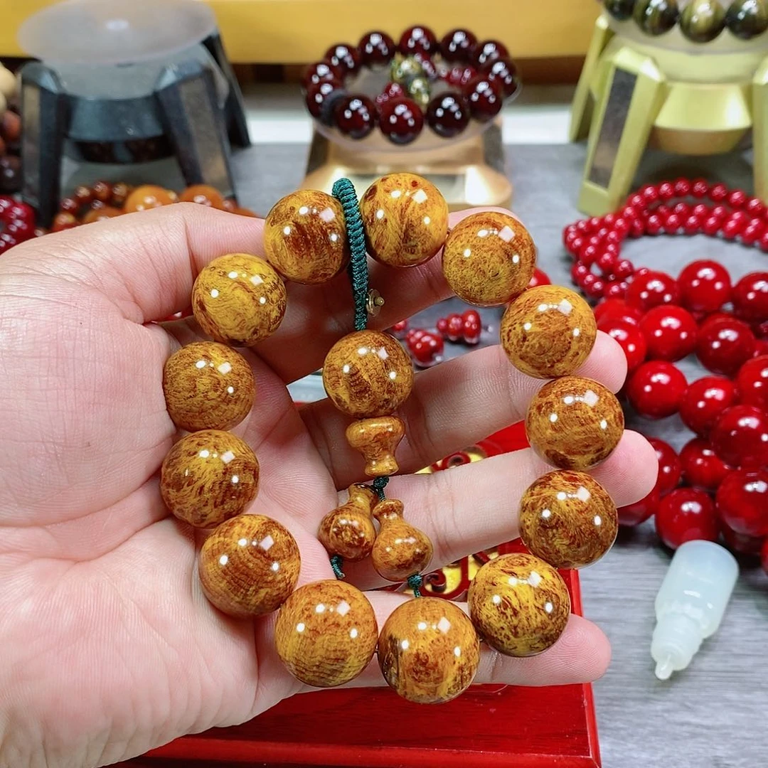 松木（琥珀木）手串/手链?****?1.8爆满留疤蚂蚁腿