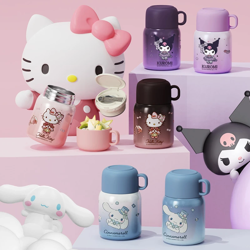 【玲子】艾可思三丽鸥系列高颜值可爱焖烧杯316保温家用500ml便携