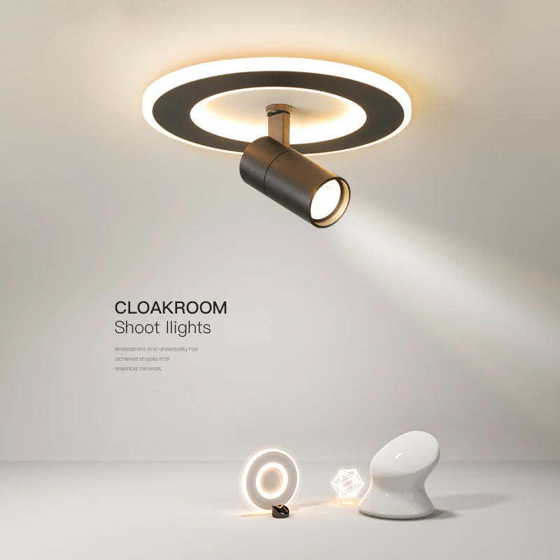 全光谱过道灯led吸顶灯简约现代客厅灯创意卧室灯衣帽间玄关灯