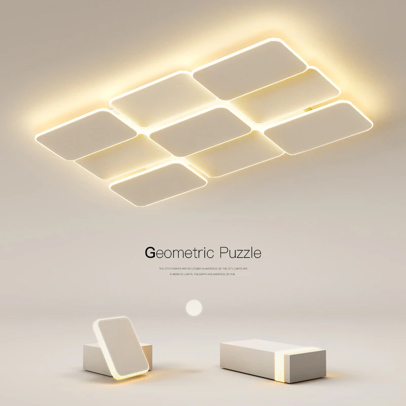 全光谱护眼灯房间灯简约现代吸顶灯客厅大气餐厅书房大厅中山灯具