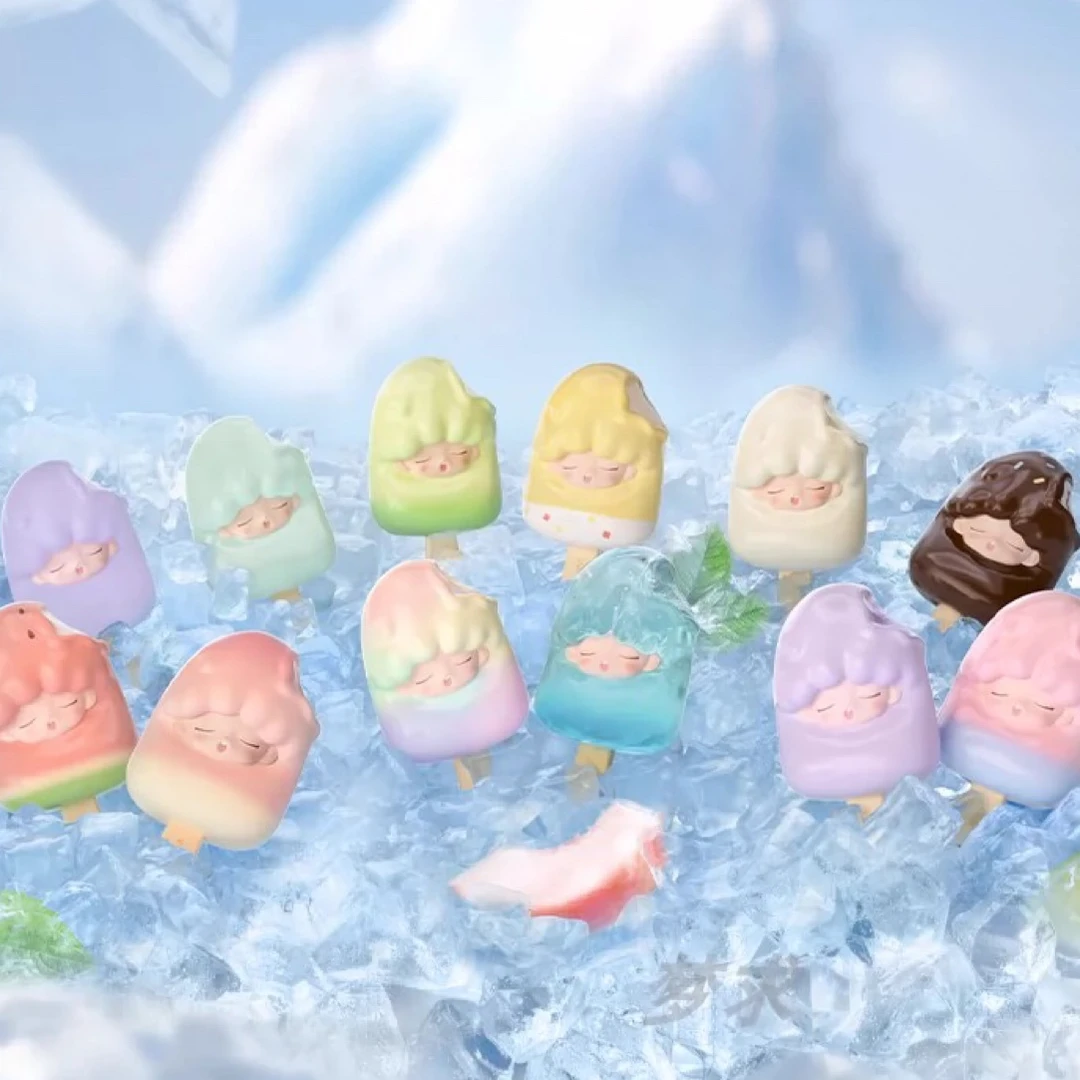 【拆盒】YUMO云梦一口冰mini系列盲盒正版可爱雪糕周边潮玩手办摆件