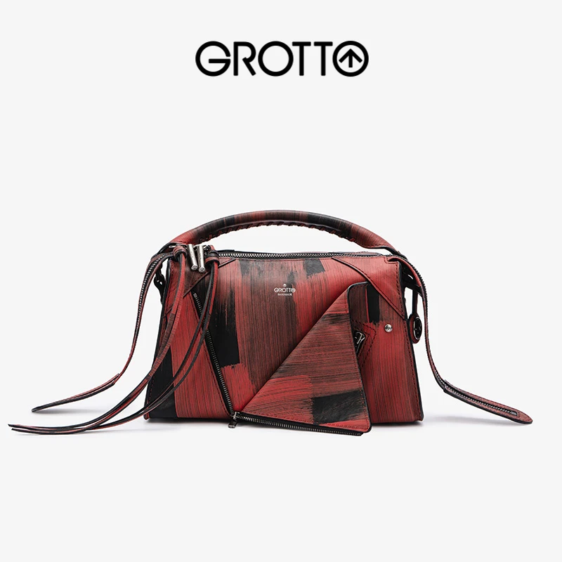 【限定龙年翻领mini】GROTTO个乐薄荷曼波尤菜特单肩斜挎包