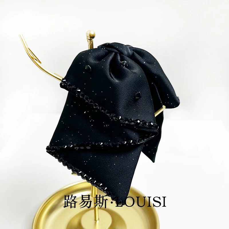 路易斯 MY1059【星河】网红气质时尚优雅马尾夹飘带发夹