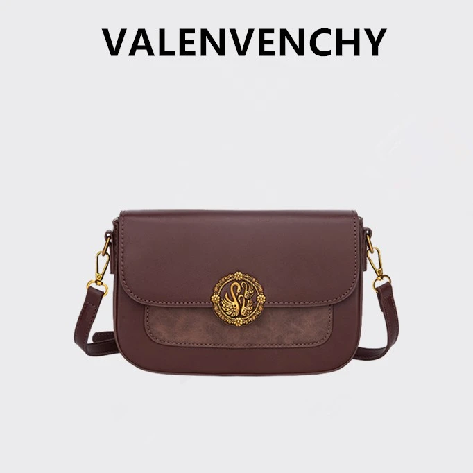 VALENVENCHY/华伦曼祺 质感小众设计潮流秋冬百搭单肩斜跨包包