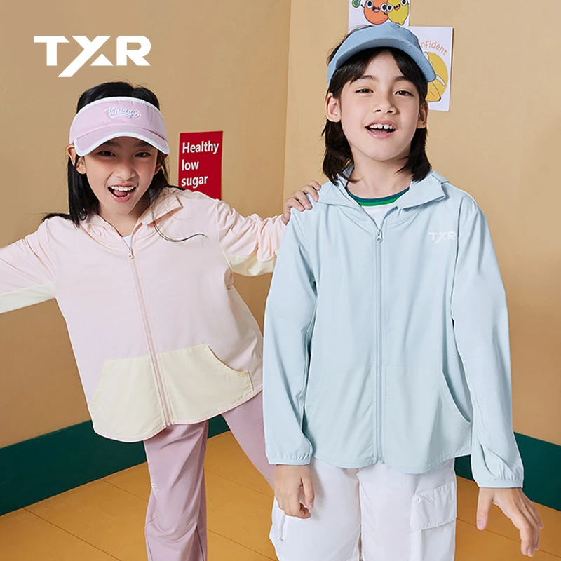 太阳雪人儿童防晒衣2024年夏季防紫外线户外亲子连帽-T4001102FY