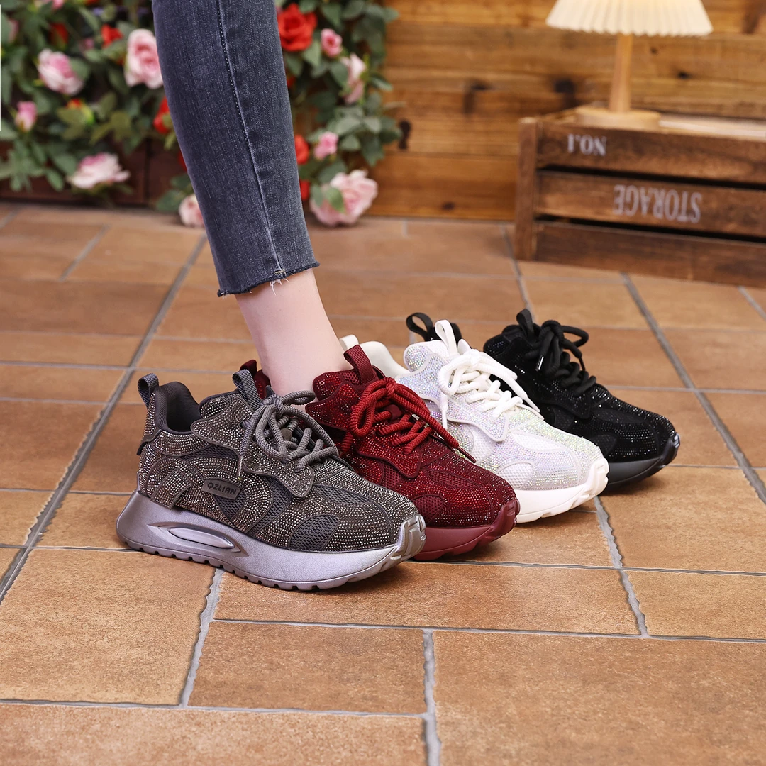 千之恋现货增高5CM2025早秋新款复古休闲百搭高级感气质女鞋3985