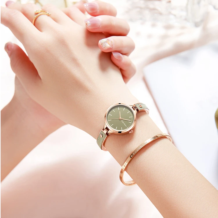 Culisr Kesnr正品抹茶手表女款女士薄荷曼波小众轻奢气质时尚腕表