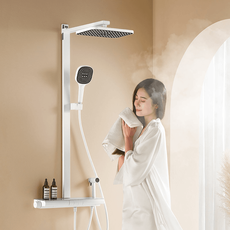 【官方直营]希箭A9四功能恒温数钢琴按键数显科技花洒套装