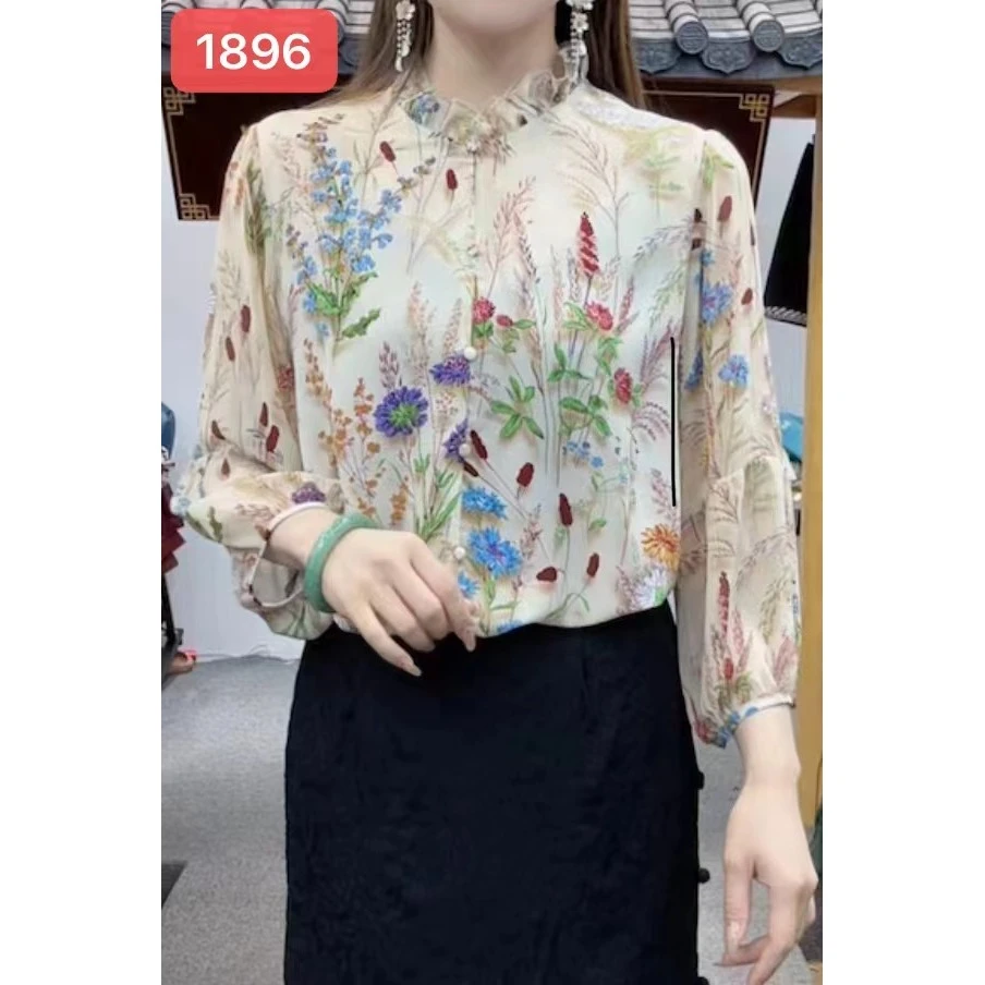 1896-32新款时尚休闲印花T恤上衣