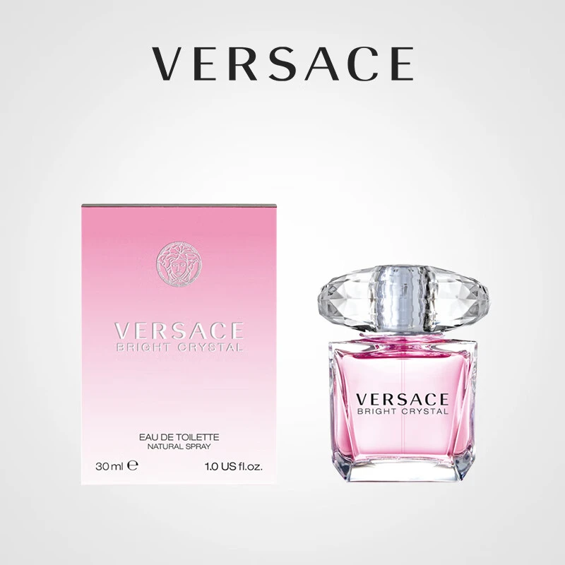 【VERSACE】范思哲粉耀晶钻女士淡香水30ml花果香生日情人节送礼XJ礼盒