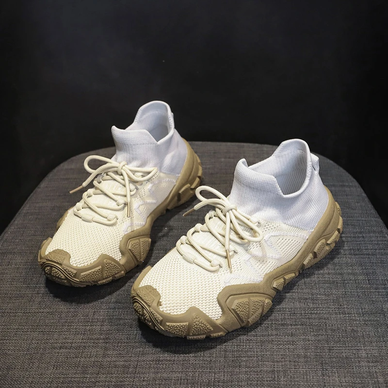 2024秋季防滑耐磨飞织针织鞋  F5