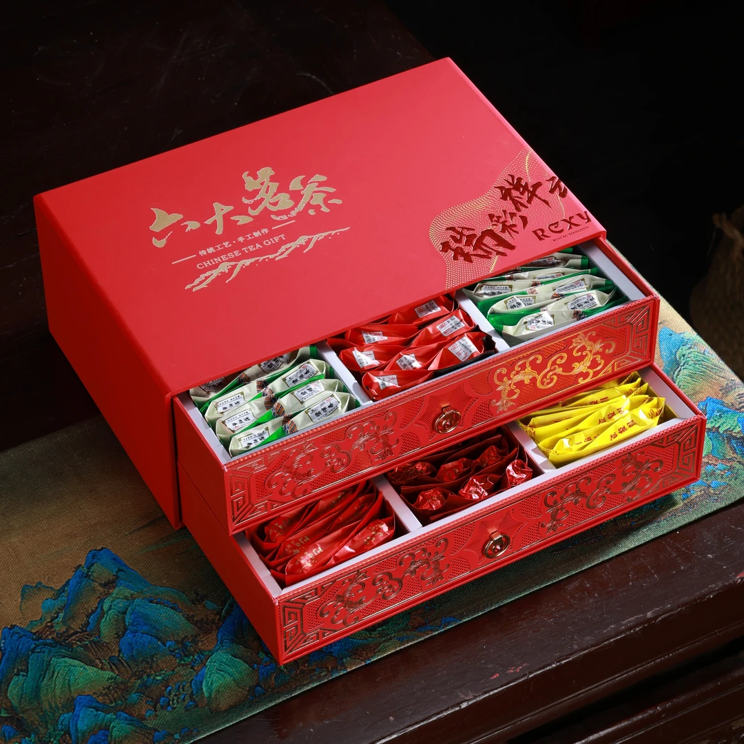 【瑞彩祥云】六大名茶 金骏眉 铁观音 大红袍 小种 茉莉花茶 碧螺春