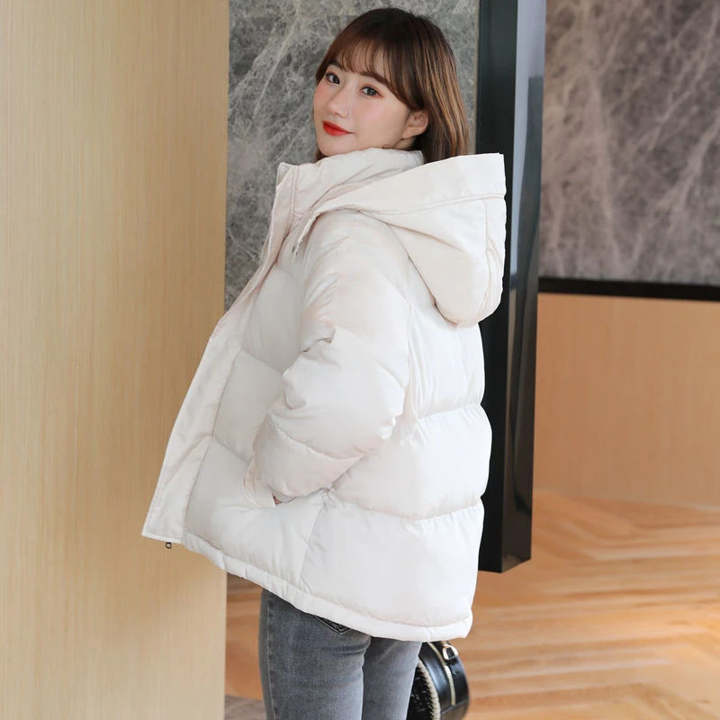 新款羽绒服女短款冬季20233新款韩版学生面包服棉袄宽松加厚